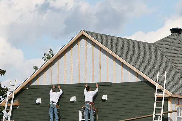 Professional Siding Installation technician working in Hershey, PA